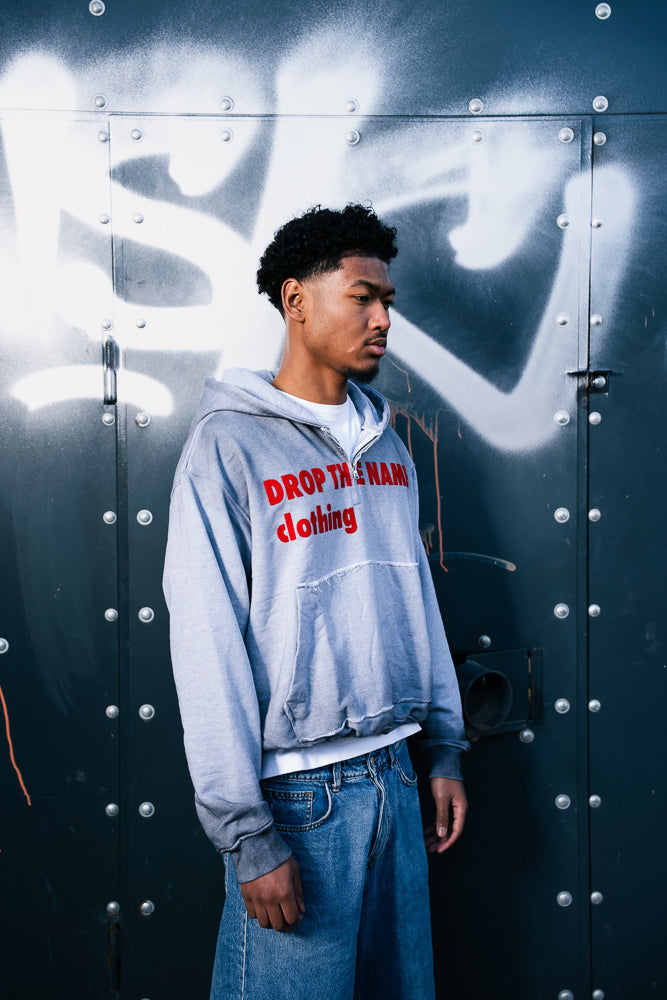 LIGHTWEIGHT QUARTER-ZIP HOODIE